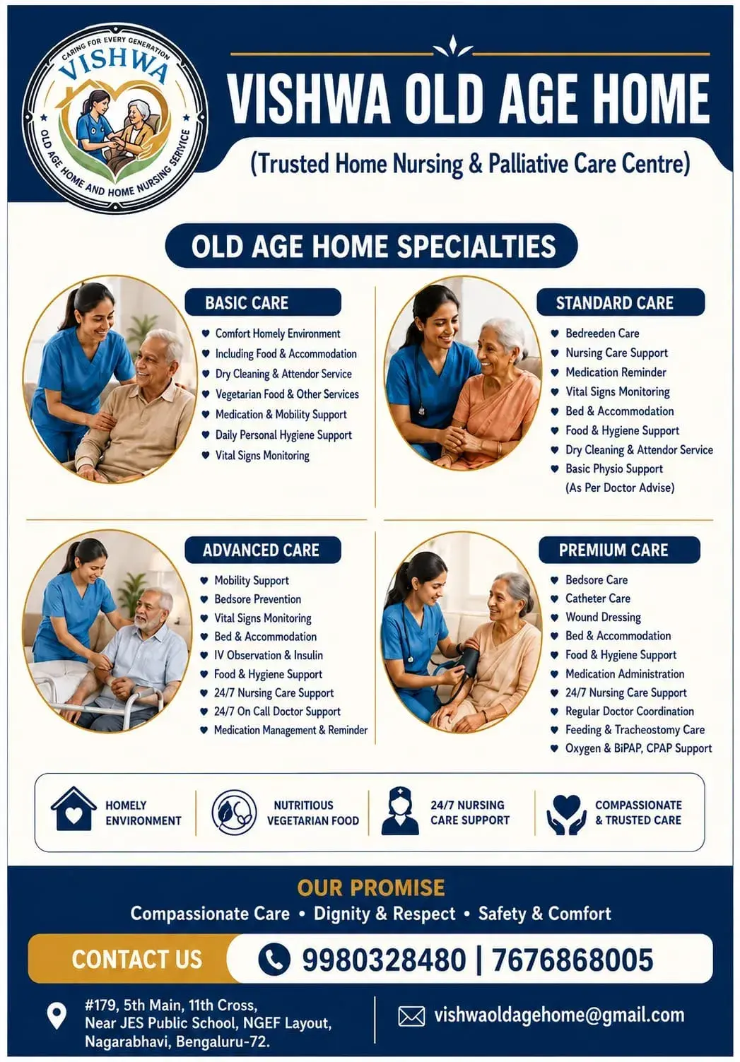 Vishwa Old Age Home - Home Nursing Support