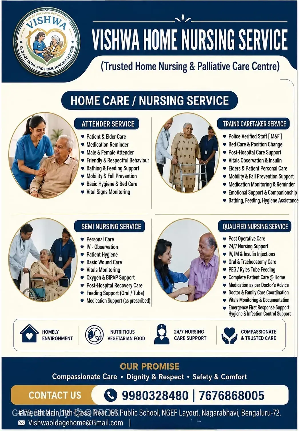 Vishwa Old Age Home - Resident Accommodation